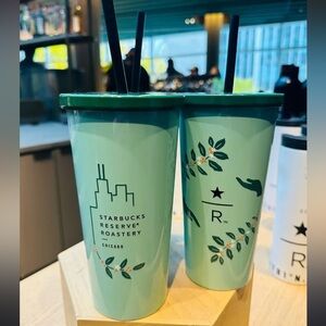Starbucks Reserve Roastery Mint Tumbler with Straw